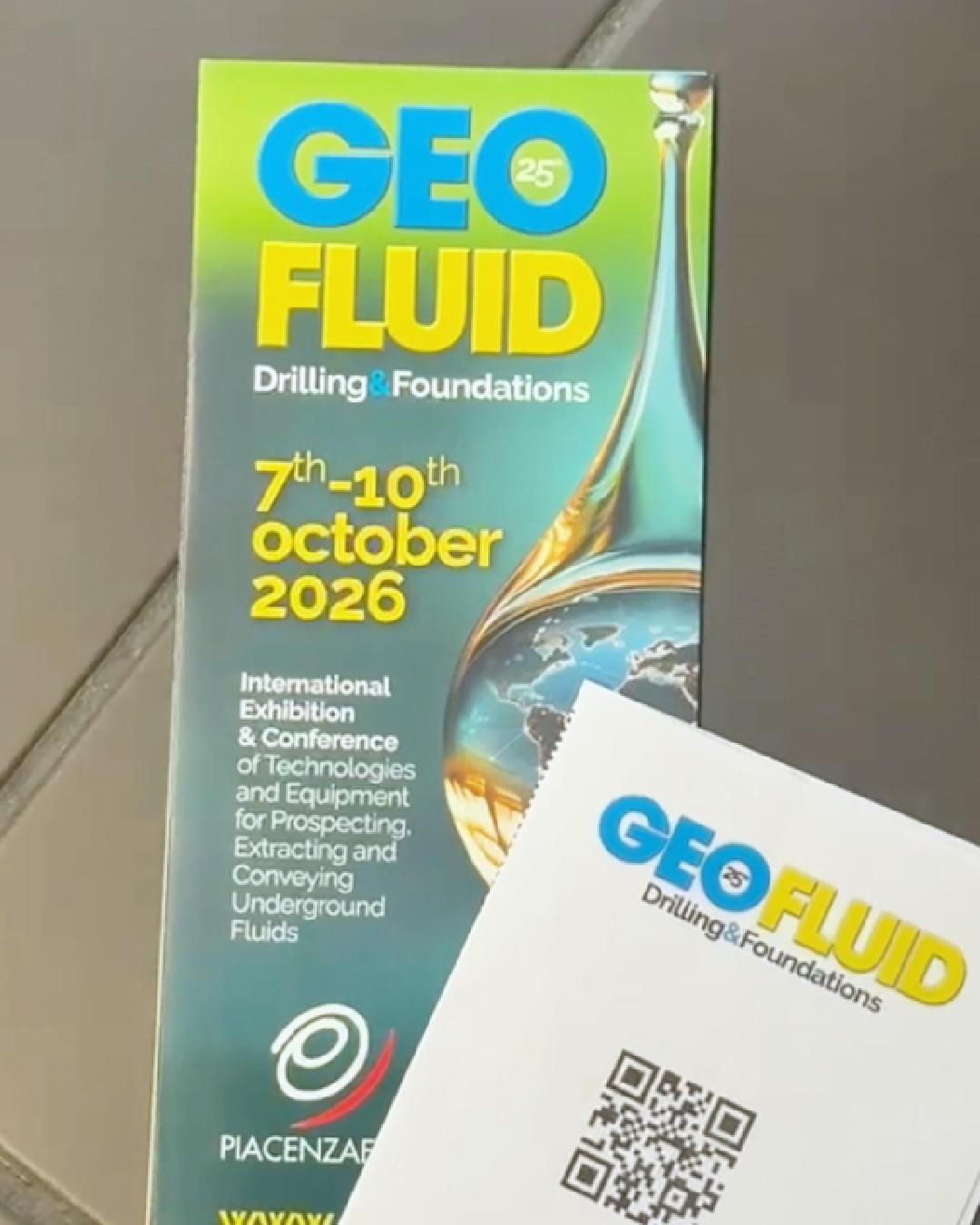 It was a pleasure visiting Geofluid in Piacenza!